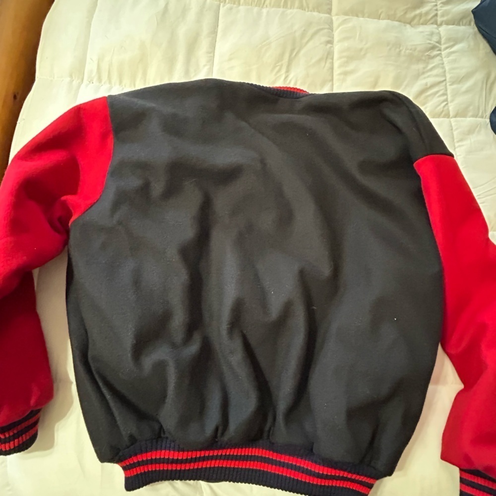 Oxford University. Wool lined varsity bombe jacket Vandanel - Picture 5 of 9